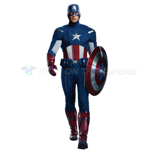 Captain America Iron-on Stickers (Heat Transfers)NO.78